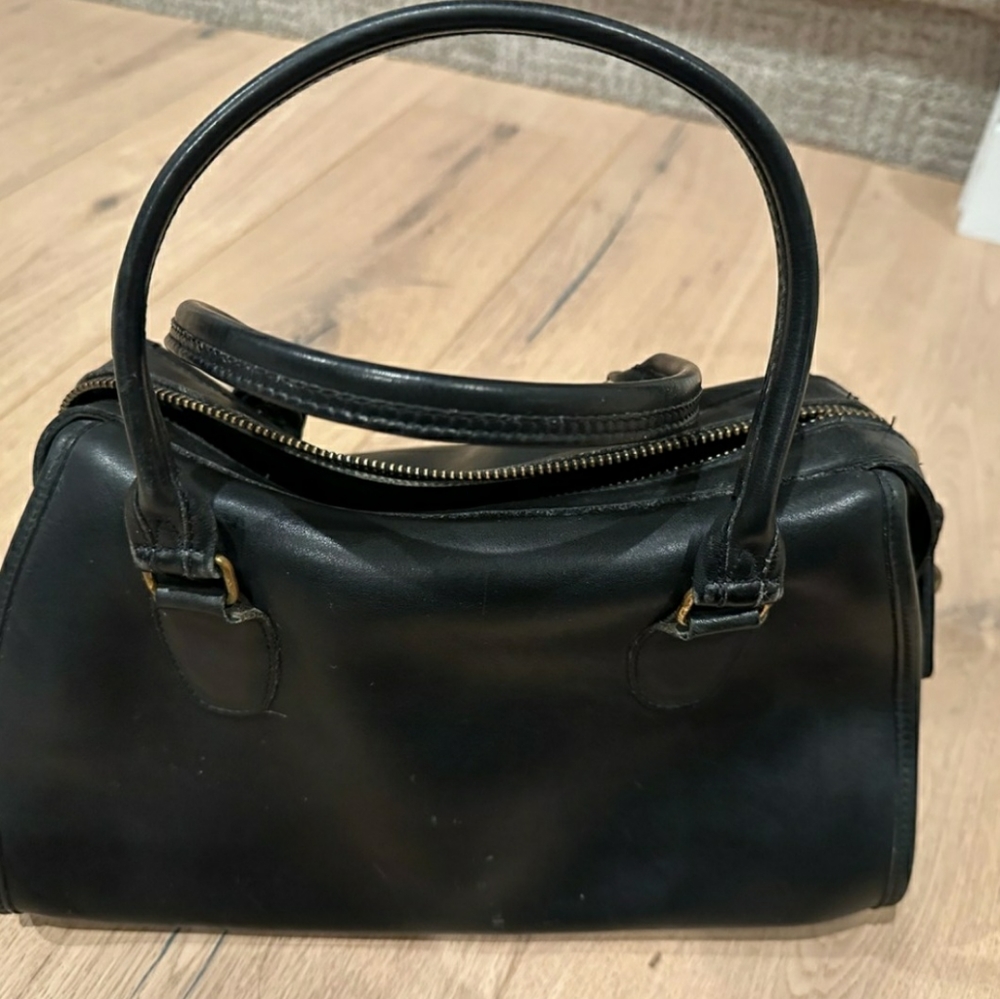 Coach Bag Vintage Doctor bag style black color